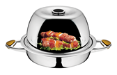 Запекает мясо, овощи, сыр, хлеб, пиццу, печение, пироги и т.д.