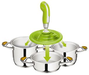 Вакуумный насос VacSy® с Лекси крышкой и посудой Zepter